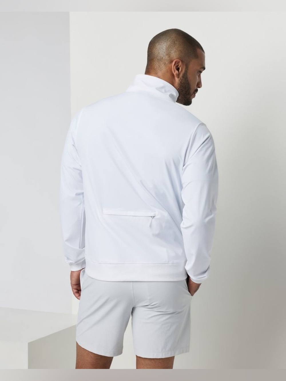 Vuori Crosscourt Jacket White Size Medium